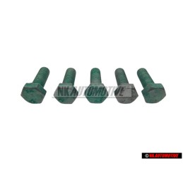 5x Original VW Hexagon Bolt M8x25 - N 01024222
