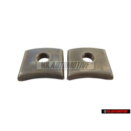 2x Original VW Threaded Plate - 831809237
