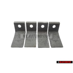 4x Original VW Securing Plate For Door Hinge - 191809653