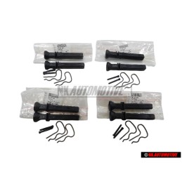 4x Original VW Guide For Head Restraint, Adjustable - 191881939