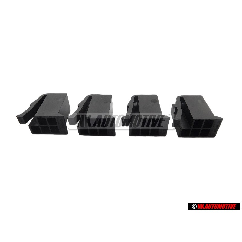 4x Original VW Flat Contact Housing - 357959869