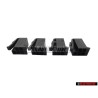 4x Original VW Flat Contact Housing - 357959869