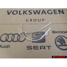 2x Original VW Beading Alpine White - 15585397790E