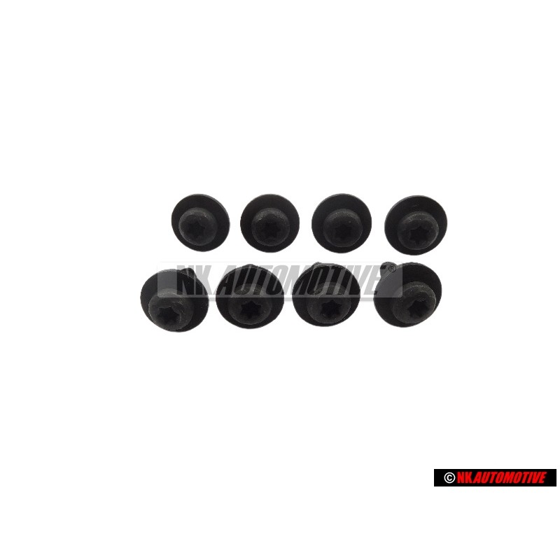 8x Original VW Oval Head Panel Screw - N 10309101