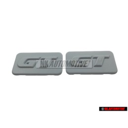 2x Original VW PASSAT GT Side Badge Emblem Primed - 357853688B GRU