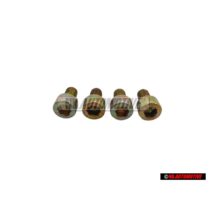 4x Original VW Socket Head Bolt With Hexagon Socket Head - N 0147506