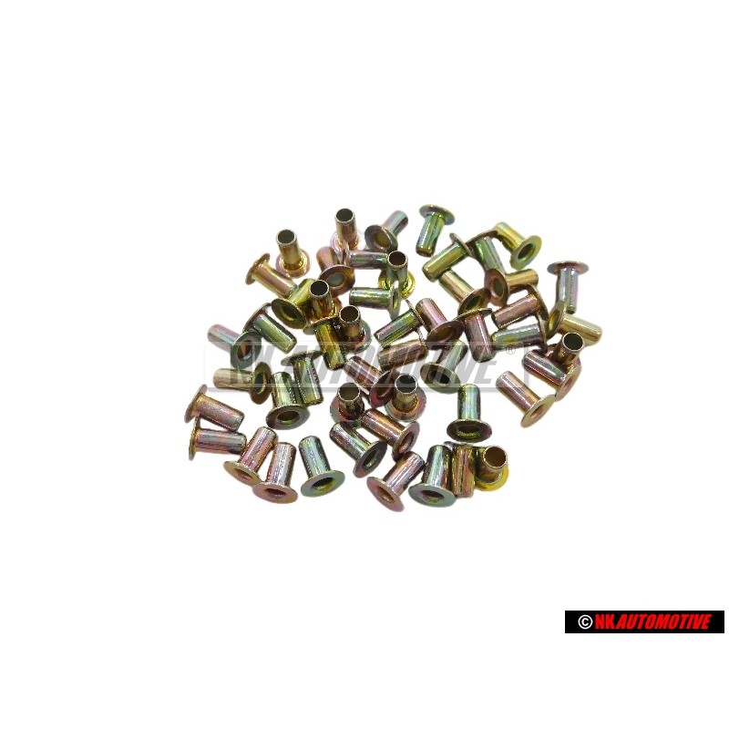 50x Original VW Rivet - N 0136331