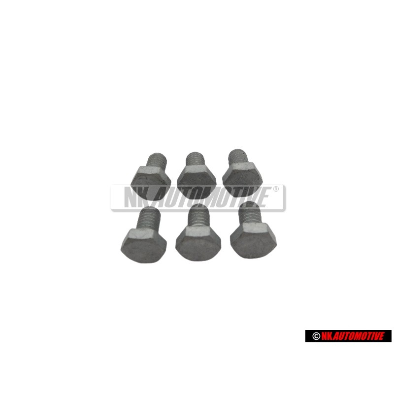 6x Original VW Hexagon Bolt - N 90529301