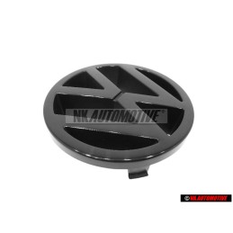 Original VW Front Grill Badge Emblem Black - 251853601A