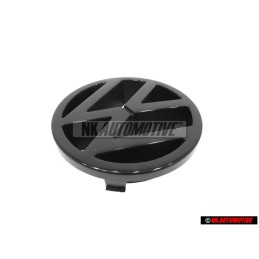 Original VW Front Grill Badge Emblem Black - 251853601A
