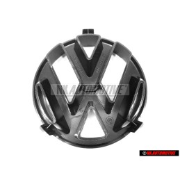 Original VW Front Grill Badge Emblem Black - 251853601A
