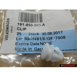 Original VW Door Side Moulding Trim Strip Clip Fastener - 191853585A