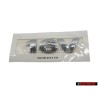 Original VW 16V Rear Trunk Boot Badge Emblem Chrome - 6N0853675A 739