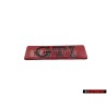 Original VW GTI Side Door Trim Badge Emblem Red Black - 191853714 QN5
