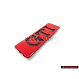 Original VW GTI Side Door Trim Badge Emblem Red Black - 191853714 QN5