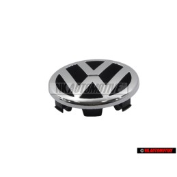 Original VW Front Grill Badge Emblem Chrome - 1J5853601 ULM