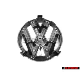 Original VW Front Grill Badge Emblem Chrome - 1J5853601 ULM
