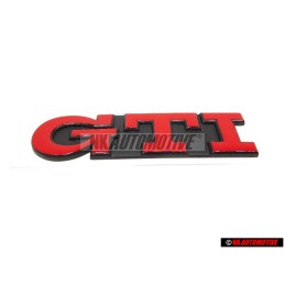 Original VW GTI Rear Trunk Boot Badge Emblem Red - 1H6853687AJQN5