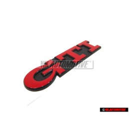 Original VW GTI Rear Trunk Boot Badge Emblem Red - 1H6853687AJQN5