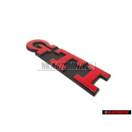 Original VW GTI Rear Trunk Boot Badge Emblem Red - 1H6853687AJQN5