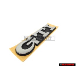 Original VW GTI Rear Trunk Boot Badge Emblem Chrome - 1H6853687AJZ10
