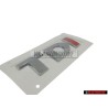 Original VW TDI Rear Trunk Boot Badge Emblem Chrome Red - 2H0853675B GQF