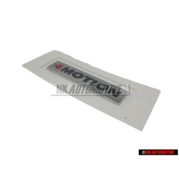 Original VW 4MOTION Rear Trunk Boot Badge Emblem - 2H0853675E GQF