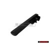 Original VW Bonnet Lid Lock Cable Grip Handle Satin Black RHD - 1J2823533C 9B9