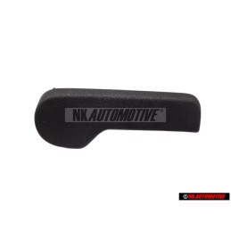 Original VW Bonnet Lid Lock Cable Grip Handle Satin Black RHD - 1J2823533C 9B9