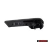 Original VW Bonnet Lid Lock Cable Grip Handle Satin Black RHD - 1J2823533C 9B9