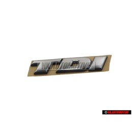 Original VW Rear Boot TDI Badge Emblem Chrome - 701853675B Z10