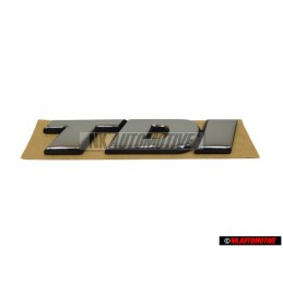 Original VW Rear Boot TDI Badge Emblem Chrome - 701853675B Z10