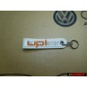 Original VW UP White Orange KeyTag Keychain Keyring Keyfob - 1S0087013 UH8