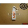 Original VW UP White Orange KeyTag Keychain Keyring Keyfob - 1S0087013 UH8