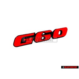 Original VW G60 Early Type Grill Badge Emblem Red - 535853679 QN5