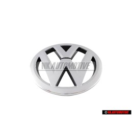 Original VW Front Grill Badge Emblem Chrome - 1T0853601E ULM