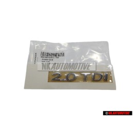 Original VW 2.0 TDI Rear Boot Badge Emblem - 3AA853675E 739