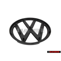 Original VW Front Grill Badge Emblem Black - 1J0853601A 041