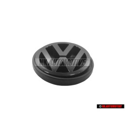 Original VW Rear Boot Trunk Badge Emblem Black 1989-1992 - 191853601J XZ1