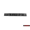 Original VW VOLKSWAGEN Rear Boot Badge Emblem Chrome - 171853685A FQ8