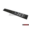 Original VW VOLKSWAGEN Rear Boot Badge Emblem Chrome - 171853685A FQ8