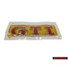 Original VW GTI Rear Hatch Boot Badge Emblem Chrome Red - 5G0853675ACJZQ