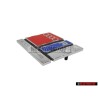 Original Audi RS2 Front Grill Badge Chrome Blue Red - 8A0853735B 2ZZ