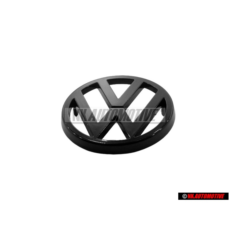 Original VW Front Grill Badge Emblem Black - 171853601 041