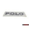 Original VW POLO Rear Trunk Boot Badge Emblem Chrome - 6N0853687H 739
