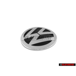 Original VW Rear Trunk Boot Badge Emblem Chrome - 6Q0853630A ULM