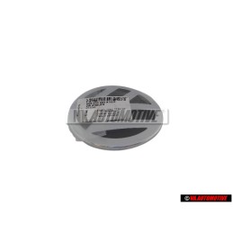 Original VW Rear Trunk Boot Badge Emblem Chrome - 6Q0853630A ULM