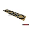 Original VW POLO Rear Trunk Boot Badge Emblem Chrome - 6N0853687E Z10