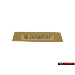 Original VW POLO Rear Trunk Boot Badge Emblem Chrome - 6N0853687E Z10