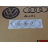 Original Audi Rings Rear Boot Badge Emblem Chrome - 443853742 2ZZ